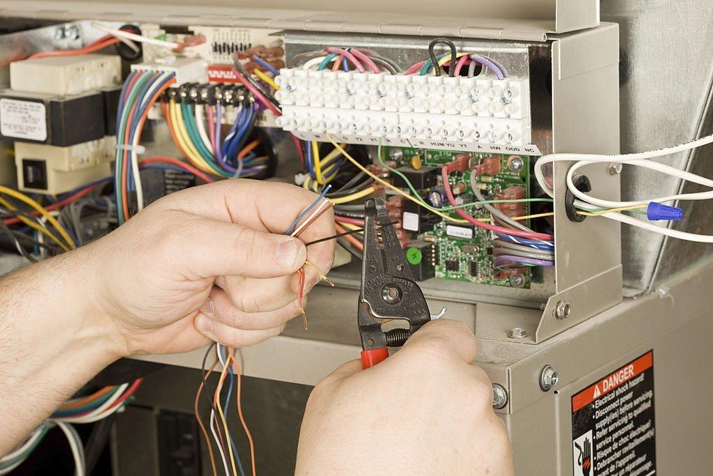 Inspection of wiring and connections